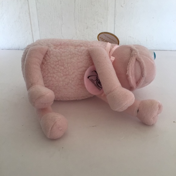 SERTA PLUSH STUFFED SHEEP 75TH ANNIVERSARY BREAST CANCER NWT - Picture 9 of 12
